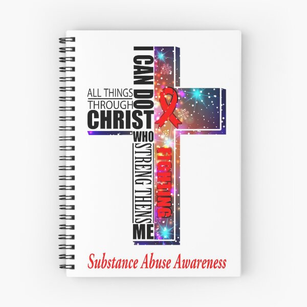 Item preview, I Can Do All Things Through Christ Substance Abuse Awareness designed and sold by Brad-FI.
