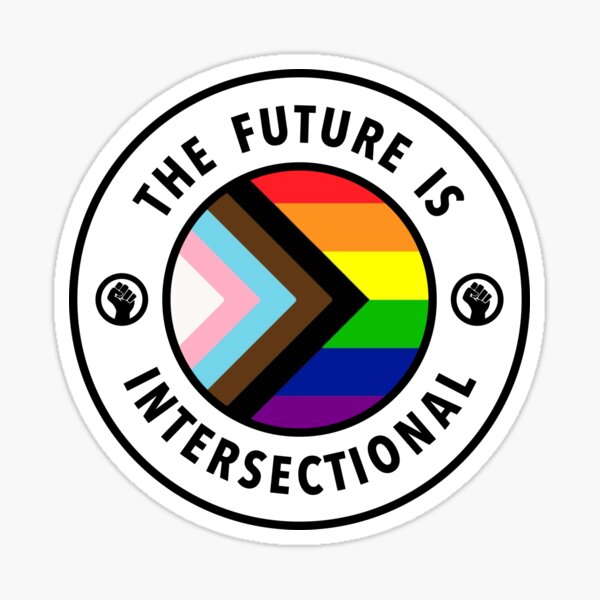 Vista previa del artículo con la obra «El futuro es interseccional - Orgullo LGBTQIA», diseñado y vendido por SSFootball.