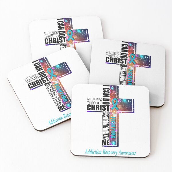 Item preview, I Can Do All Things Through Christ Addiction Recovery Awareness designed and sold by Brad-FI.