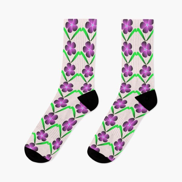 Item preview, purple flower for kids designed and sold by Naturefans.