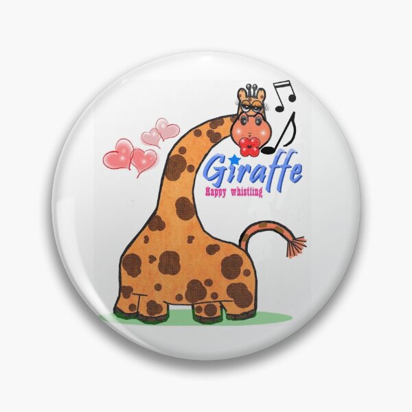 Item preview, Happy Whistling -Giraffe  designed and sold by Shirley cute art .