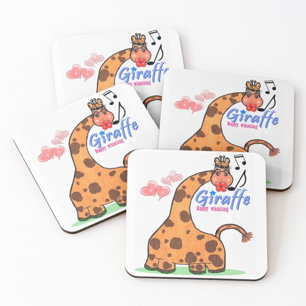 Item preview, Happy Whistling -Giraffe  designed and sold by Shirley cute art .
