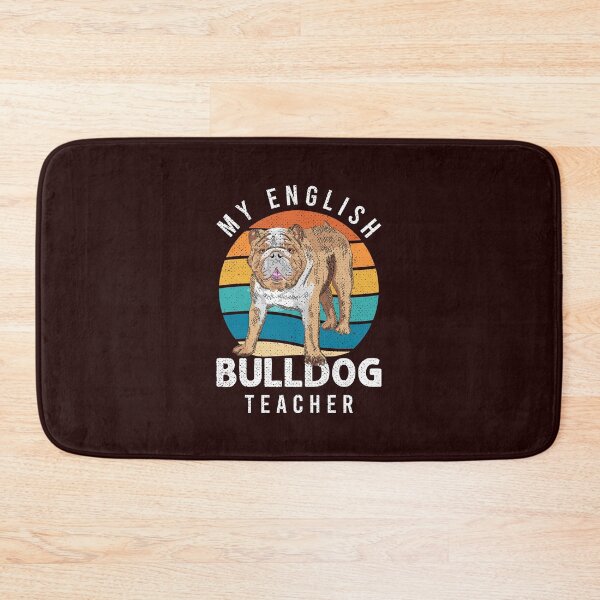Item preview, Best English Bulldog Teacher Ever Funny Vintage Pride and Loyal Dog designed and sold by Capiral Bucketlist.