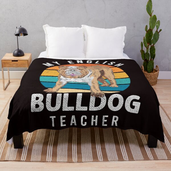 Item preview, Best English Bulldog Teacher Ever Funny Vintage Pride and Loyal Dog designed and sold by Capiral Bucketlist.