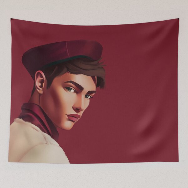 Item preview, Red elegant male model | Fashion digital painting man designed and sold by Pucna.