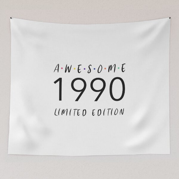 Item preview, 1990 Birthday Gifts Awesome Limited Edition 1990 Birthday designed and sold by HppyStrngHelthy.