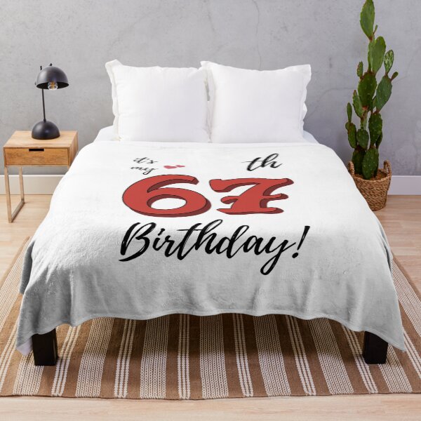 Item preview, It's My 67th Birthday quote designed and sold by WayneTower.
