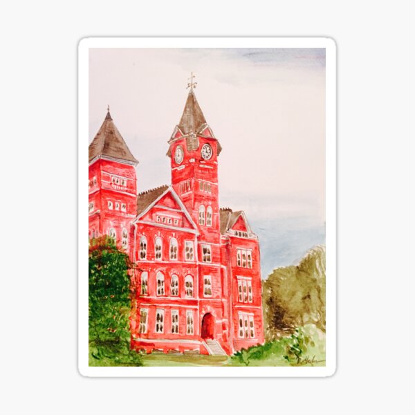 Item preview, Samford Hall Auburn University Alabama Water Color/Acrylic designed and sold by Michael Garber.