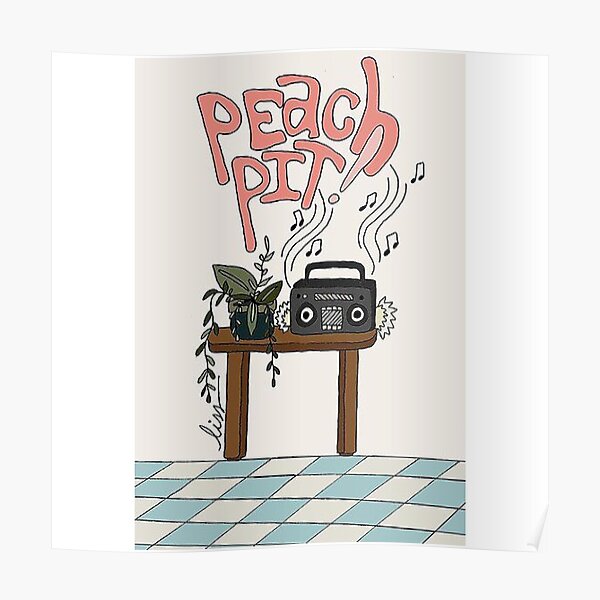 Peach Pit Posters Redbubble