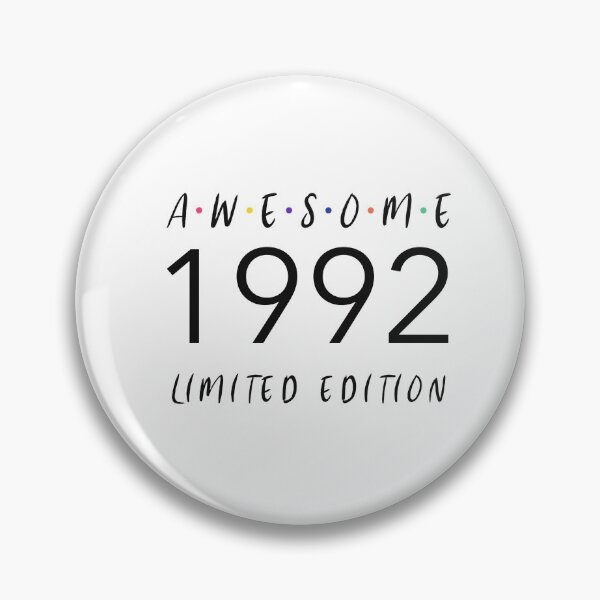 Item preview, 1992 Birthday Gifts Awesome Limited Edition 1992 Birthday designed and sold by HppyStrngHelthy.