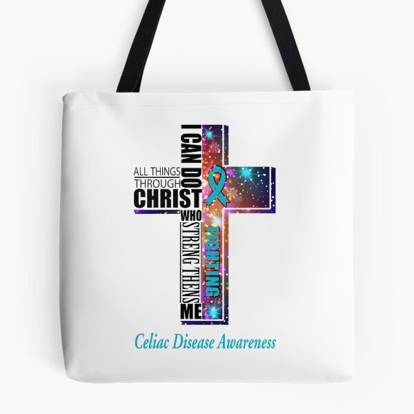 Item preview, I Can Do All Things Through Christ Celiac Disease Awareness designed and sold by Brad-FI.