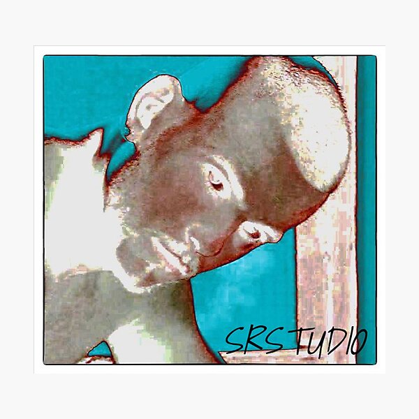 Item preview, 'Boy Blue' Art Graphic designed and sold by SRSTUDIO USA.