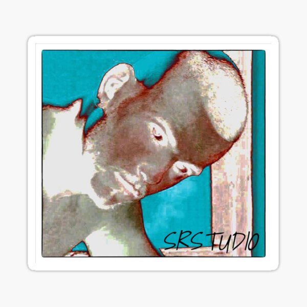 'Boy Blue' Art Graphic Sticker