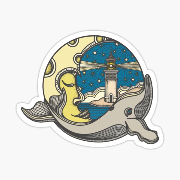 "Guided By Your Light (Color)" Sticker for Sale by clifcreates | Redbubble