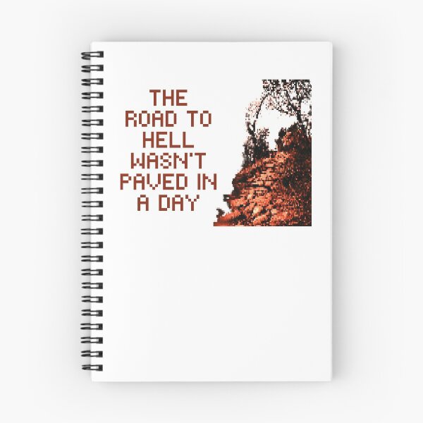 Item preview, Hell Wasn't Paved in a Day - Linguistics Pun designed and sold by shlubsfu.