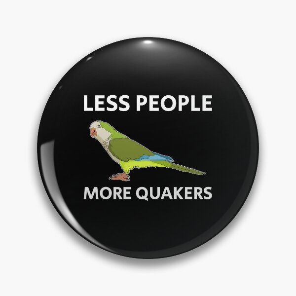 Item preview, Less People Parakeet Lover Quaker Parrot design designed and sold by jakehughes2015.