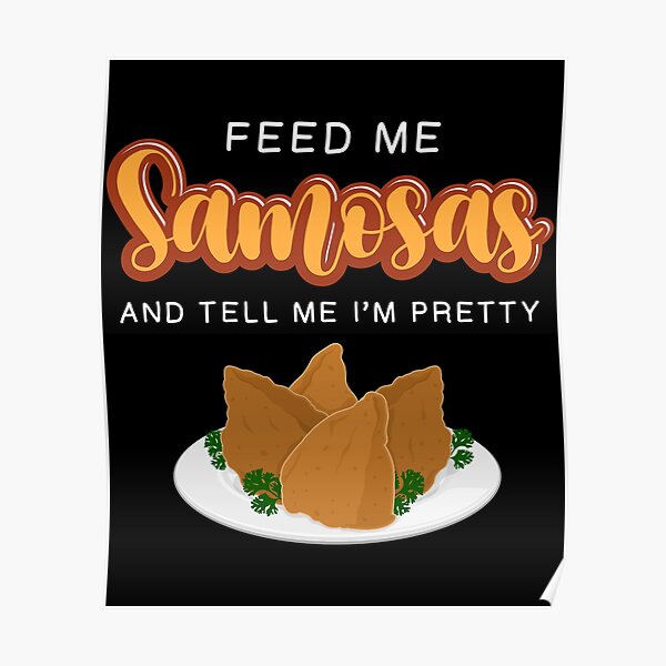 Poster Samosa Redbubble