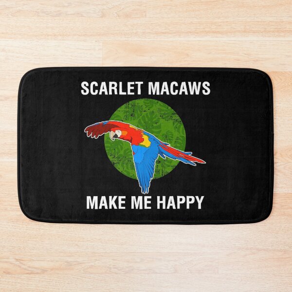 Item preview, Happy Parrot Lover Scarlet Macaw print designed and sold by jakehughes2015.