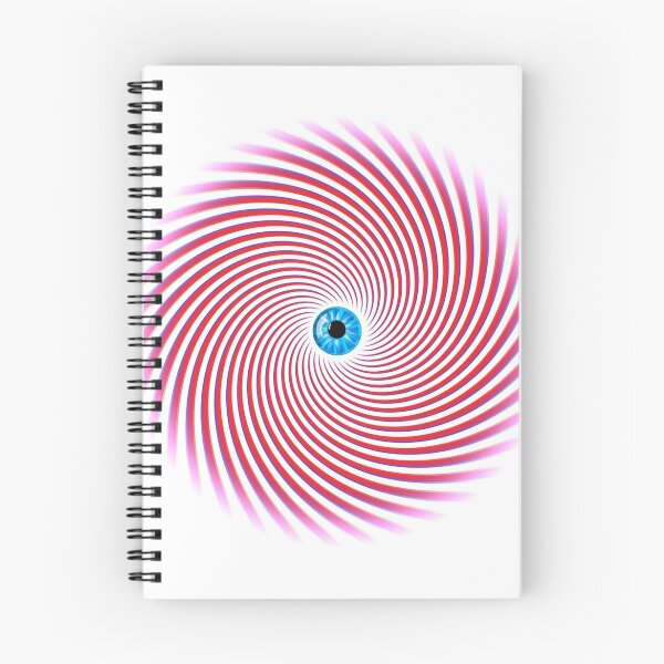 Item preview, EyeNotise Eye & Hypnosis Swirl Design - Red & Blue designed and sold by harrizon.