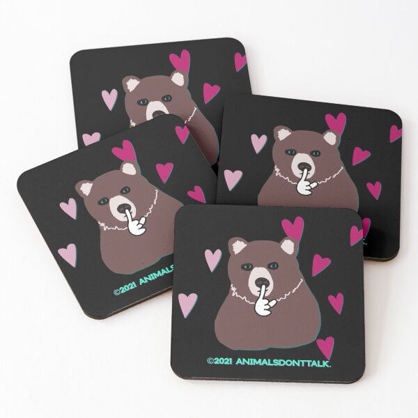 Item preview, Bears & Hearts designed and sold by ANIMALSDONTTALK.