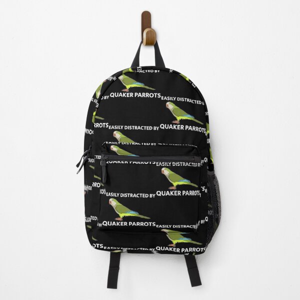 Item preview, Monk Parakeet Easily Distracted By Quaker Parrots graphic designed and sold by jakehughes2015.