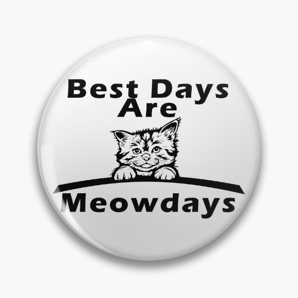 Item preview, Best Days Are Meowdays Graphical Black Cat designed and sold by aventi24.