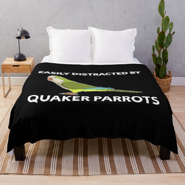 Item preview, Monk Parakeet Easily Distracted By Quaker Parrots graphic designed and sold by jakehughes2015.