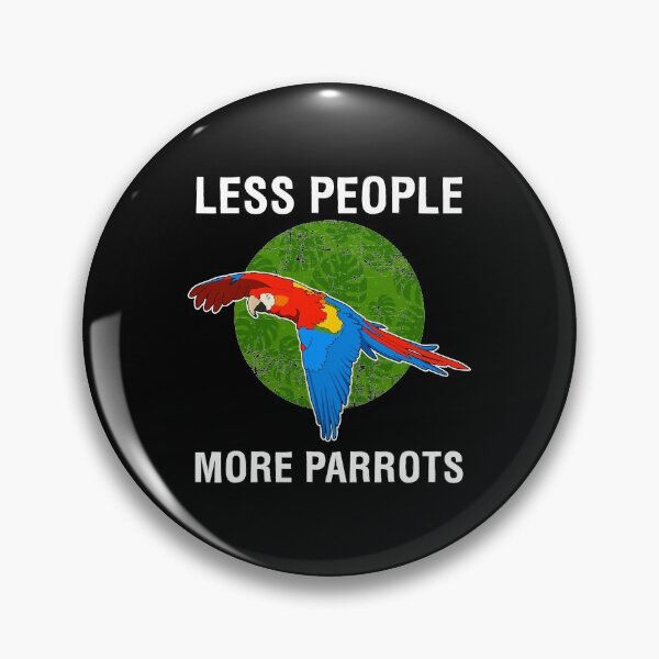 Item preview, Less People More Parrots Scarlet Macaw product designed and sold by jakehughes2015.