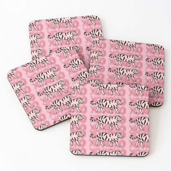 Item preview, Preppy Pink Tigers designed and sold by lilydardano.