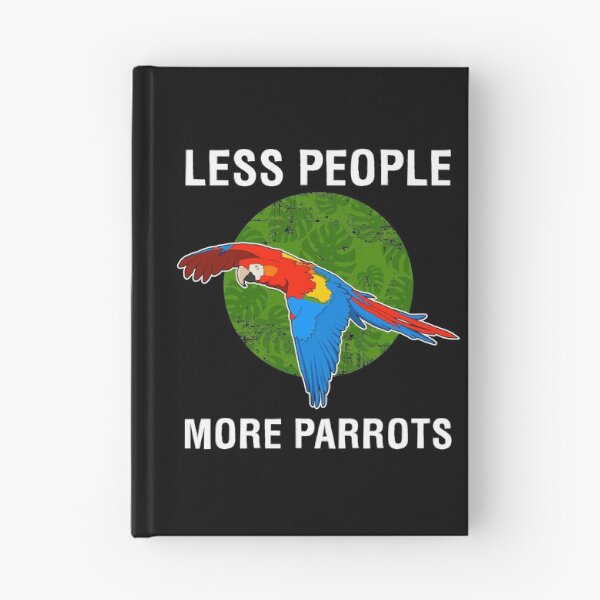 Item preview, Less People More Parrots Scarlet Macaw product designed and sold by jakehughes2015.