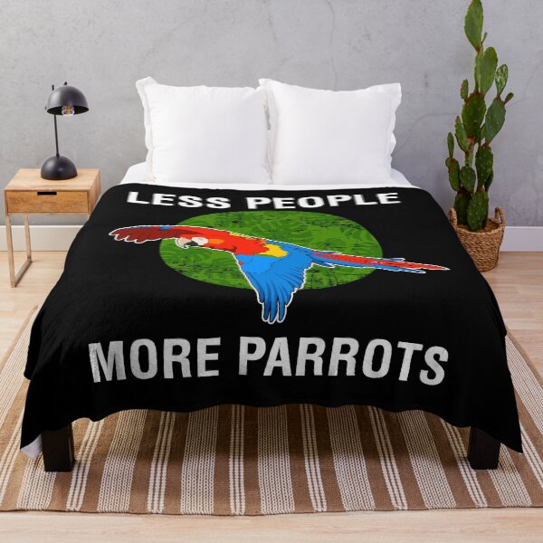 Item preview, Less People More Parrots Scarlet Macaw product designed and sold by jakehughes2015.