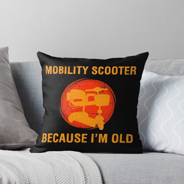 Item preview, Sarcastic Because I'm Old Mobility Scooter print designed and sold by jakehughes2015.