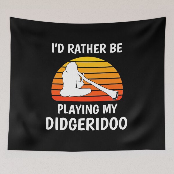 Item preview, Aboriginal Music Playing My Didgeridoo design designed and sold by jakehughes2015.