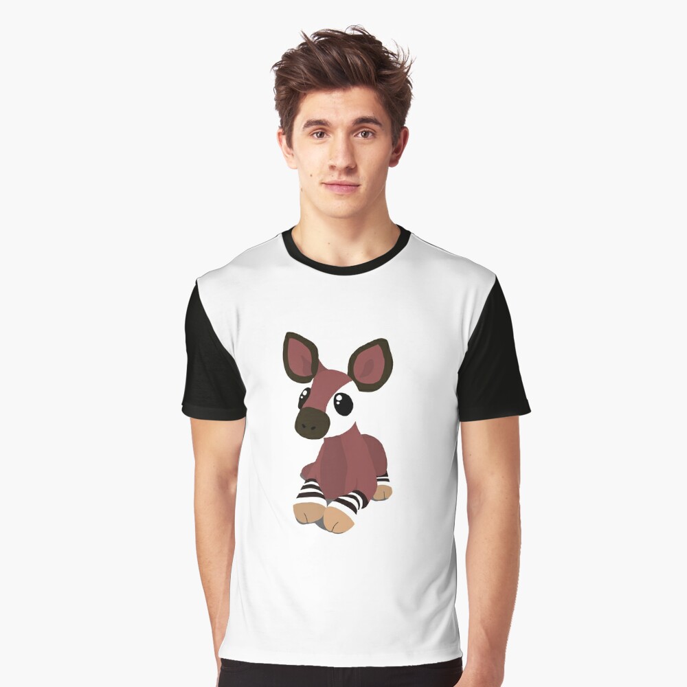 Funny Okapi Just a Boy Who Loves Okapis T-shirt sold by Cutback Rosalinda, SKU 6497773