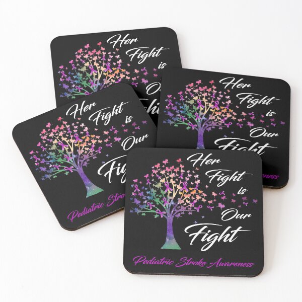 Item preview, Her Fight Is Our Fight Pediatric Stroke Awareness designed and sold by Gillosina.