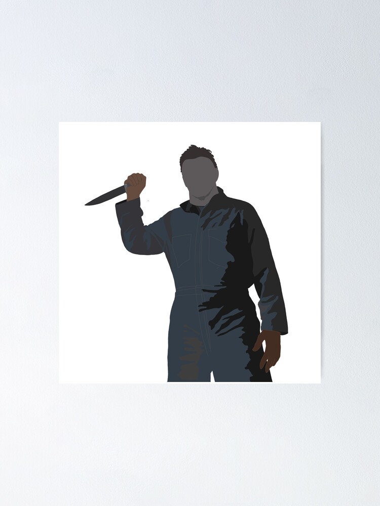 "Halloween Bad Guy silhouette " Poster for Sale by 2187art Redbubble
