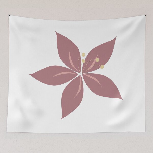 Item preview, Dusty Pink Pretty Flower designed and sold by BeccaJaneDesign.