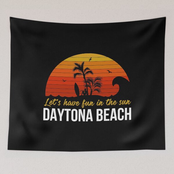 Item preview, Daytona Beach Surfing Vacation Let's Have Fun print designed and sold by jakehughes2015.