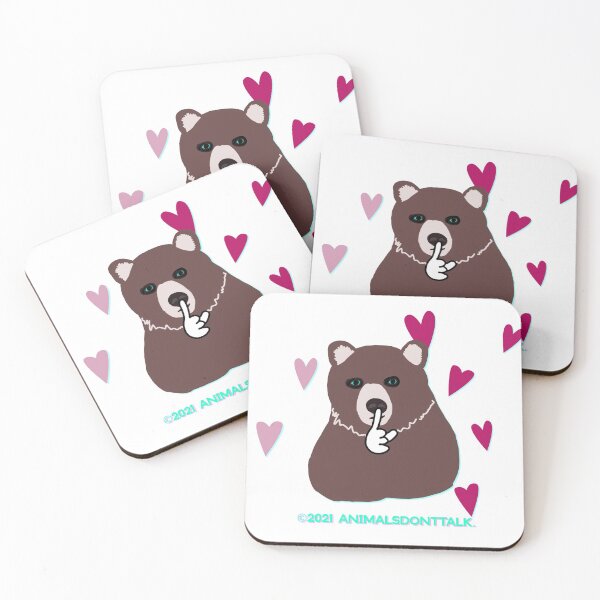 Item preview, Bears & Hearts designed and sold by ANIMALSDONTTALK.