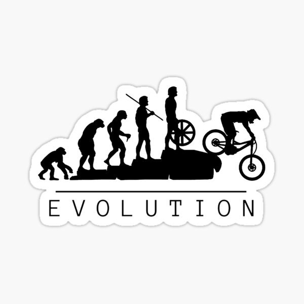 Item preview, Mountain Bike Evolution (Black/White) designed and sold by mbalo.