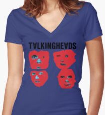 Talking Heads - Remain in Light Women's Fitted V-Neck T-Shirt