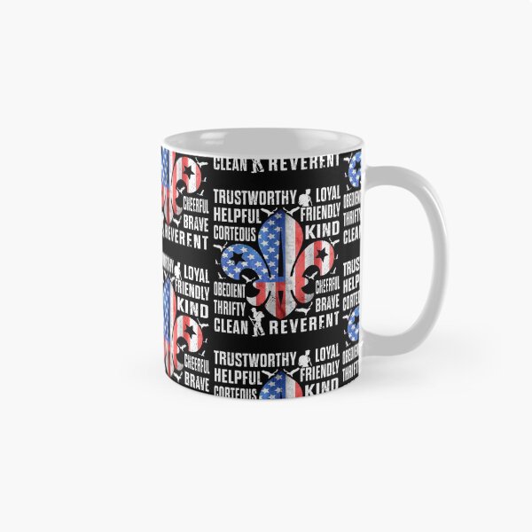 Item preview, American Flag Trustworthy Helpful Friendly Courteous Scout designed and sold by elisamarez97.