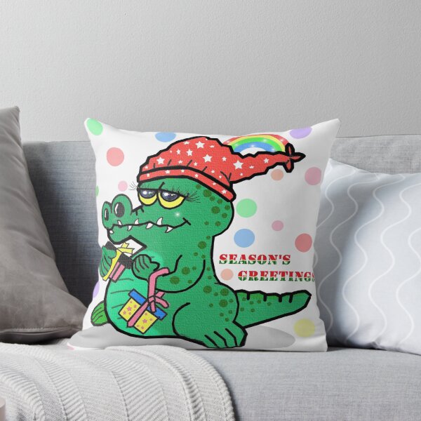 Item preview, Season's Greetings - Alligator  designed and sold by Shirley cute art .