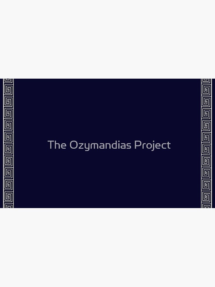 Thumbnail 6 of 6, Coffee Mug, Ozymandias Blue Square designed and sold by The Ozymandias Project.