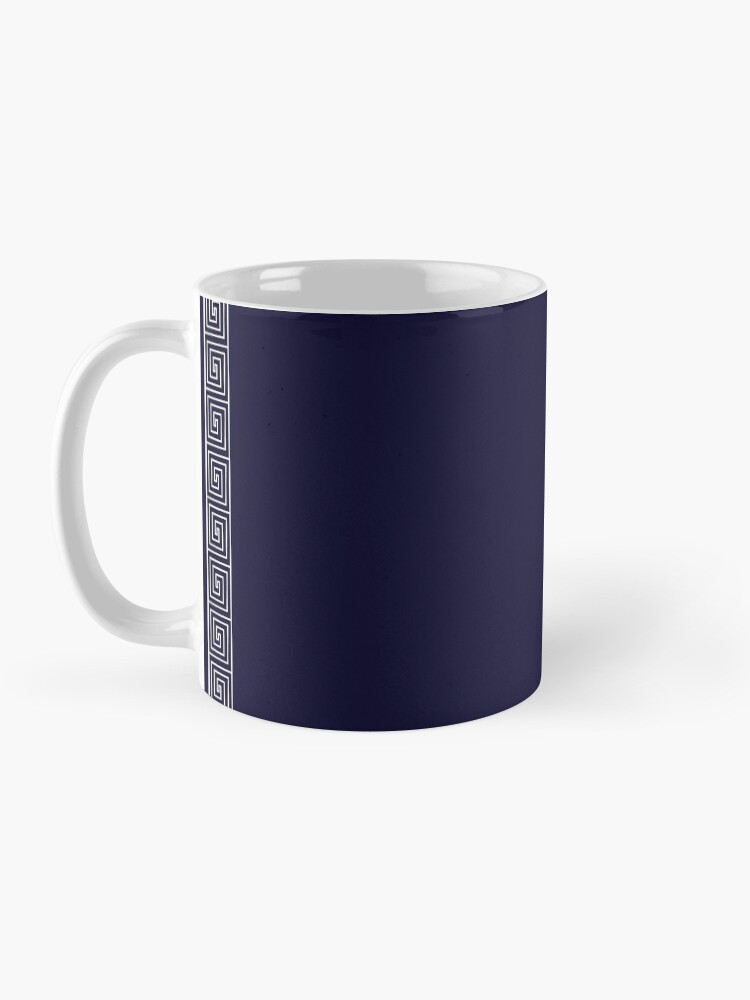 Alternate view of Ozymandias Blue Square Mug