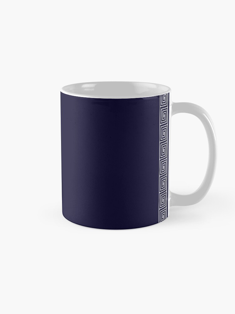 Alternate view of Ozymandias Blue Square Mug