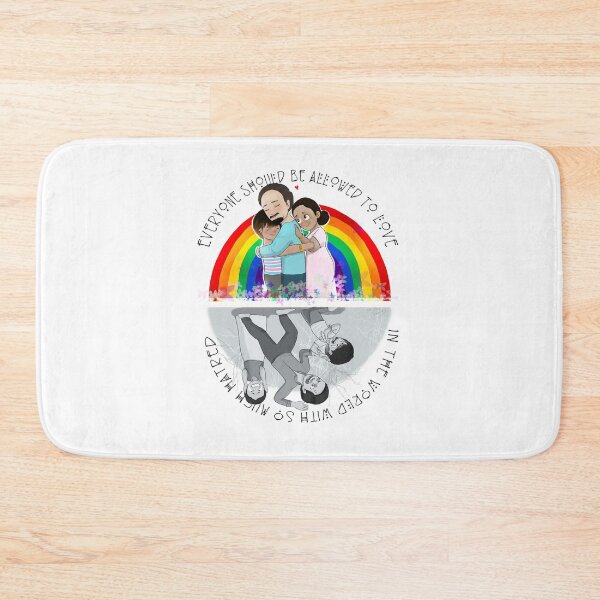 Item preview, LGBT spread love  designed and sold by BeeNila.