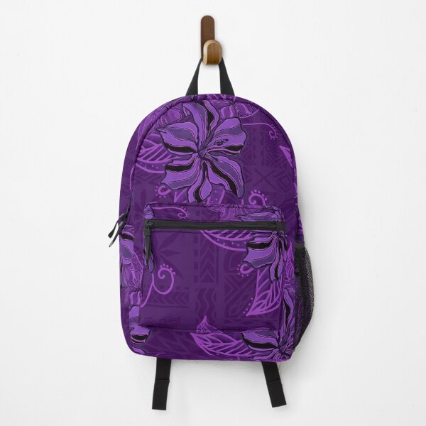 Item preview, Midnight Purple Hawaiian Tapa Hibiscus Print designed and sold by sunnthreads.