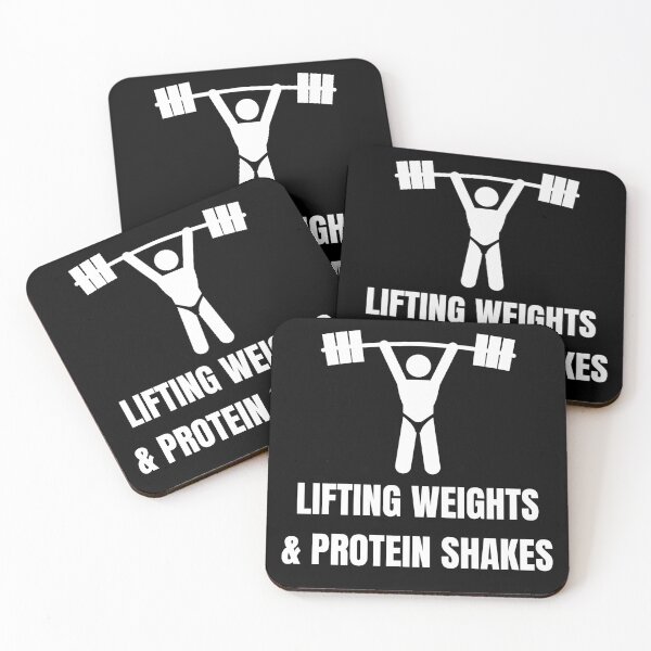 Item preview, Lifting Weights and Protein Shakes designed and sold by Peter Stawicki.