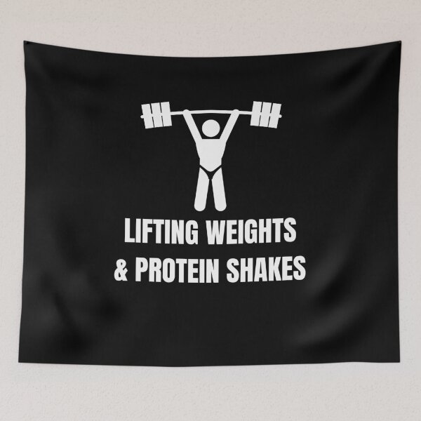Item preview, Lifting Weights and Protein Shakes designed and sold by Peter Stawicki.